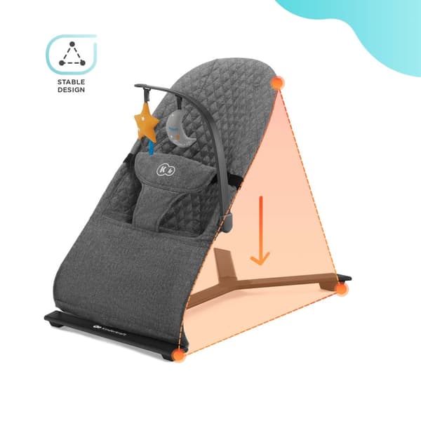 KINDERKRAFT bouncer MIMI, grey, KBMIMI00GRY0000