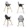 Miniatyrbillede 2 af 4: KINDERKRAFT high chair FINI black