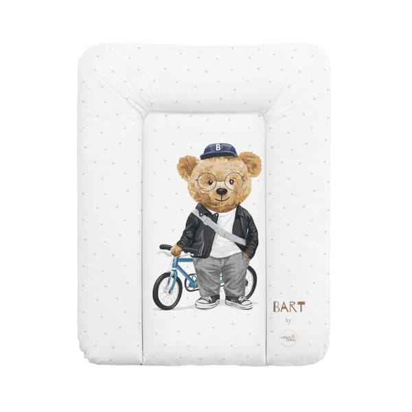 CEBA hard changing mat short FLUFFY PUFFY, 50x70 cm, Bart, W-143-132-686