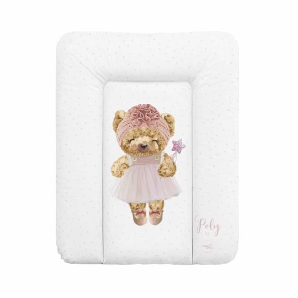 CEBA hard changing mat short FLUFFY PUFFY, 50x70 cm, Poly, W-143-132-681