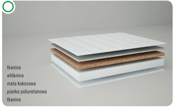 DANPOL mattress coconut - foam 120x60cm