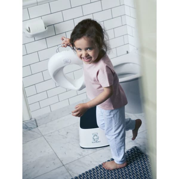 BabyBjörn WC-stol, vit/grå