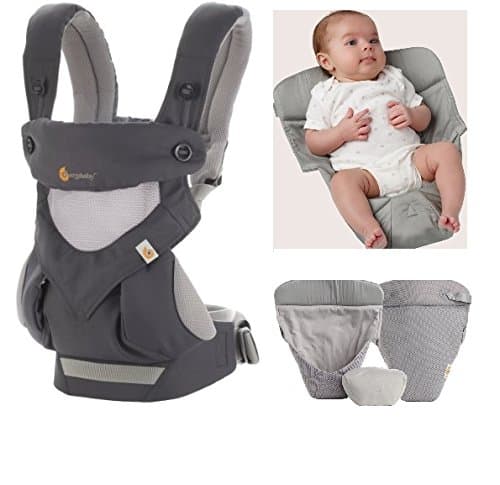 ERGOBABY carrier 360 Cool Air Carbon grey, BC360PBLKGRY