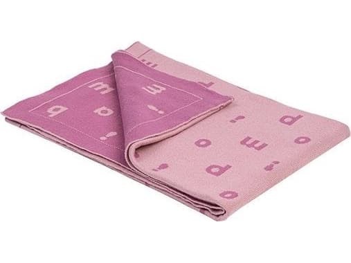 P!APIMO-TEPPE 80X100CM ROSA BOKSTAVER HandyBlanky-SAMLING
