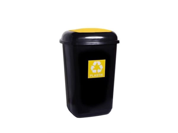 Plafor Bin 12 L- Recyccling - Yellow
