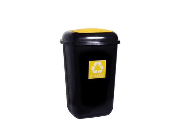 Plafor Bin 12 L- Recyccling - Yellow