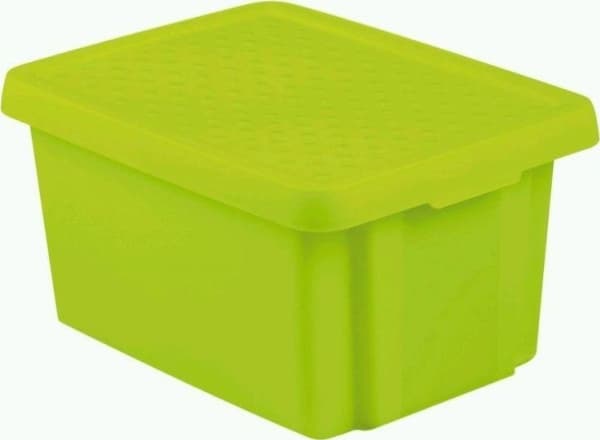 Storageboxcurver 26L+Lid Green 598