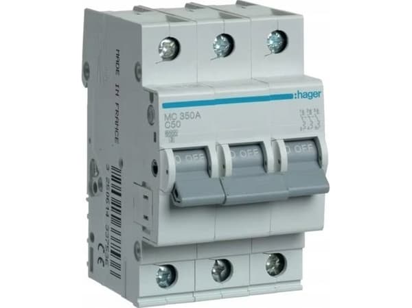 KRETSBRYTER 3P 50A C 6KA