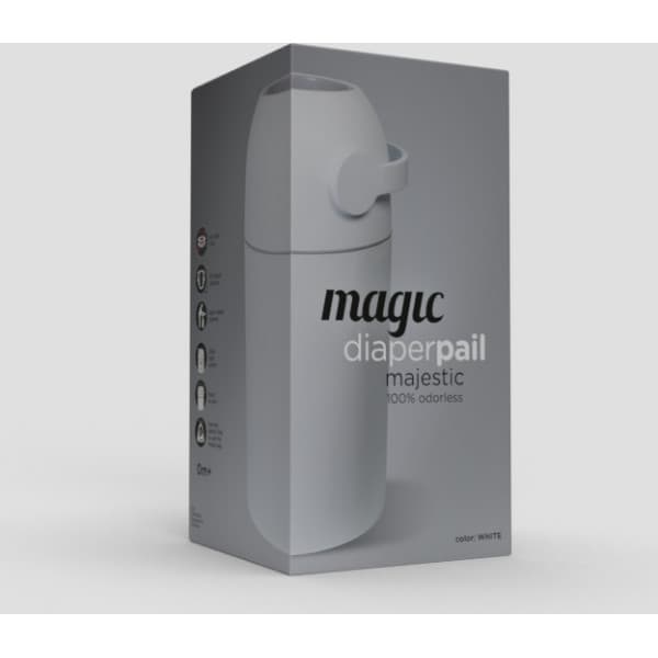 Magic Majestic -blöjhink, vit