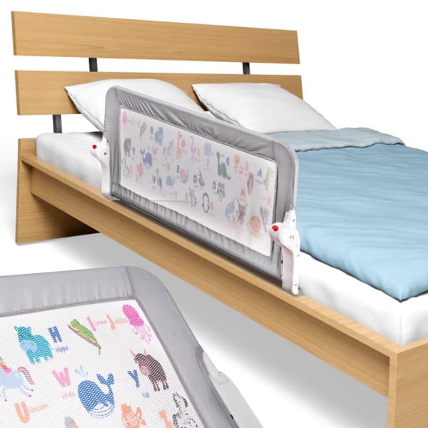 Beskyttelsesbarriere til seng, åbning, 90 cm, dyr