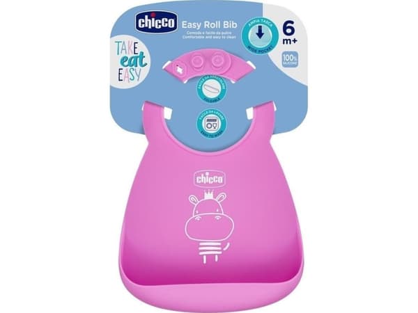 CHICCO-102191 SILIKONHAKLAPP ROSA