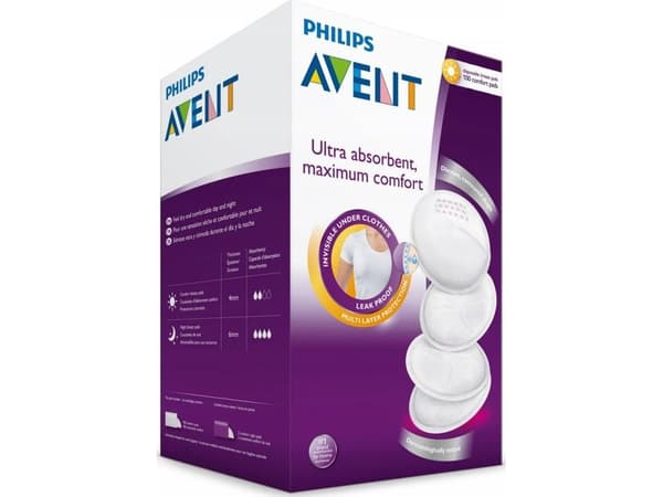 Philips AVENT SCF254/13, Bröstmjölksuppsamlare, Rund, Kina, 13 cm, Polymer, Vit