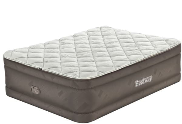 Bestway Fortech luftmadrass m/innebygd AC-pumpe 203 x 152 x 51cm Bestway Fortech luftmadrass m/innebygd AC-pumpe 203 x 152 x 51cm