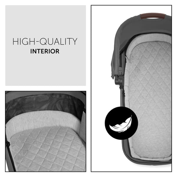 HAUCK carry Cot WALK N CARE, Dark Grey, 165423