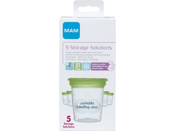 Ainu MAM Storage Solution, 5 stk x 120ml