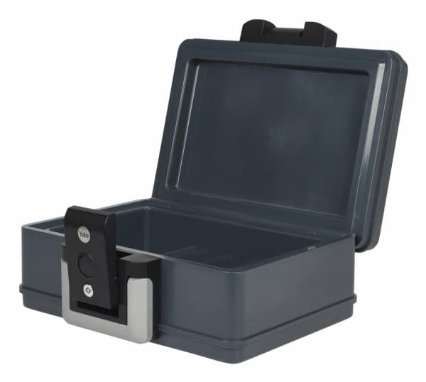 Yale YFWC/154/KB1, Bärbart kassaskåp, Grå, 2 nycklar, 4 l, Plast, 354 mm