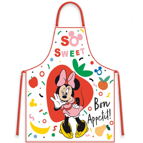 Lasten esiliina Minnie-hatulla 002