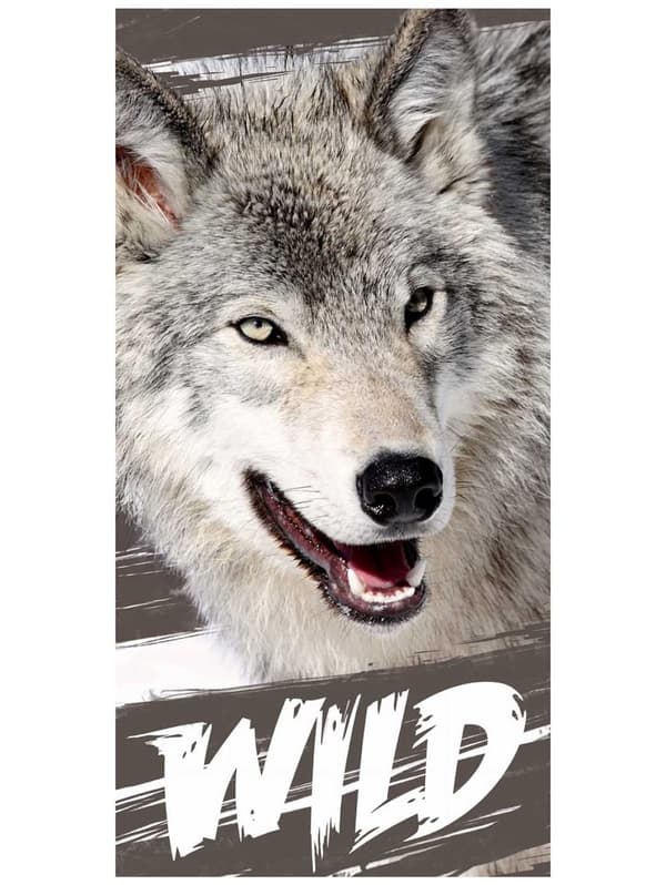 Bomuldshåndklæde 70x140 Wolf