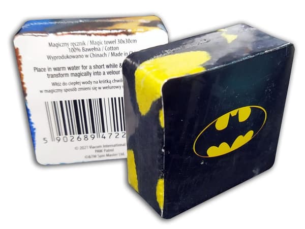 Presset børnehåndklæde 30x30 Batman