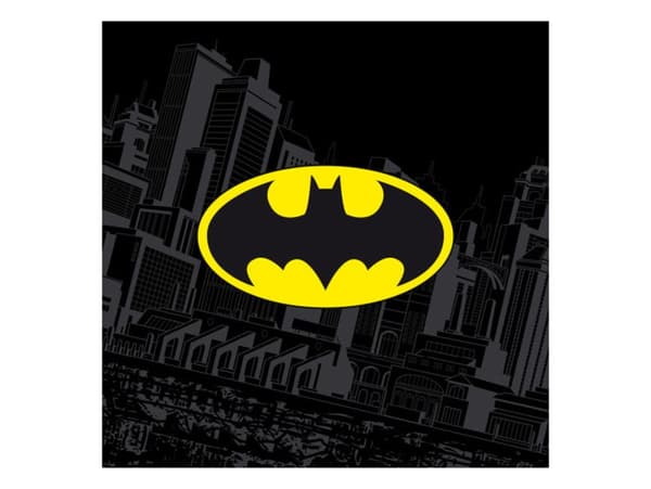 Presset børnehåndklæde 30x30 Batman