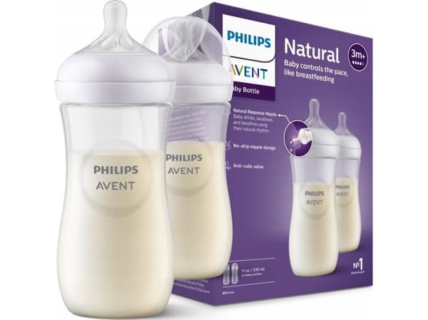 Philips AVENT Natural Response SCY906/02 Natural Response tuttipullo, Läpinäkyvä