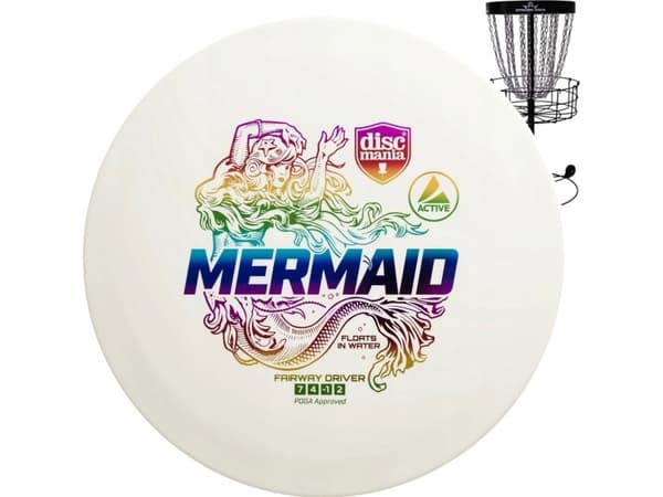 Discmania Discgolf DISCMANIA Fairway Driver MERMAID flofts in water White 7/4/-1/2