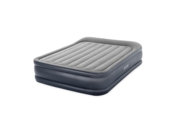 Intex DuraBeam+ Deluxe Pillow Rest Raised, Dobbel Madrass, Rektangel, Inne & Ute, Innebygd luftpumpe