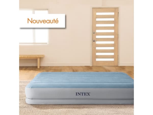Intex 64159, Dobbel Madrass, Rektangel, Inne & Ute, Innebygd luftpumpe
