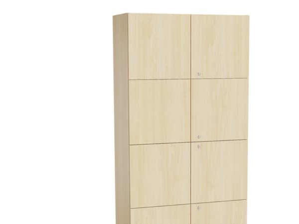 Mora Materiaalikaappi 2100x1000x470mm koivulaminaatti