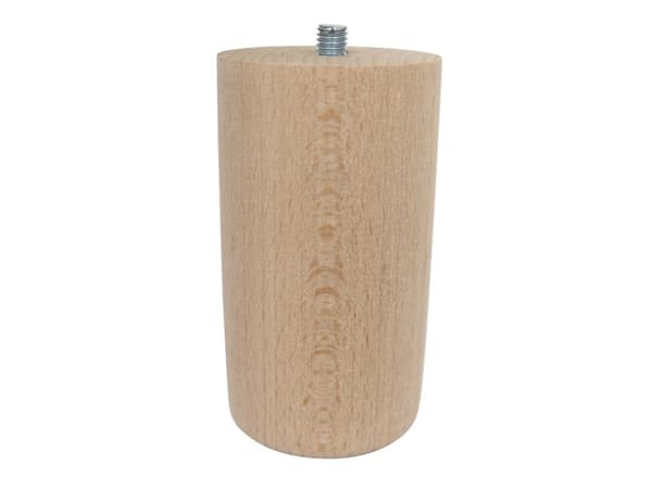 HOME It®Rundt bordben med lige beslag Ø55 x 10 cm bøgetræ. 100 % FSC