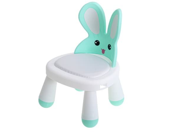 Stol, bord til fodring og leg, mint