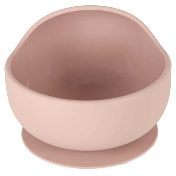 Silikonfat för barn spädbarn krabba set med 9 stycken rosa