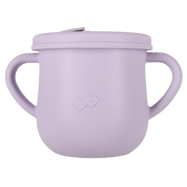 Silikoniastiat lapsille vauvoille rapusarja 9 elementtiä violetti