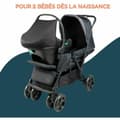 Miniatyrbillede 6 af 6: Klapvogn til baby Bambisol Sort