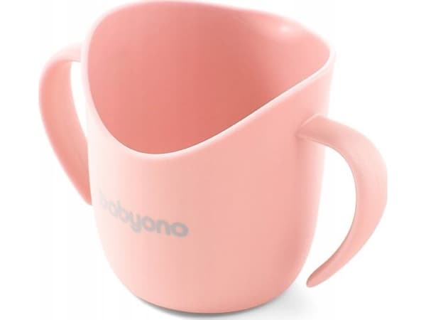 BabyOno 1463/07 ERGONOMISK TRÄNINGSMUGG FLOW PINK Rosa