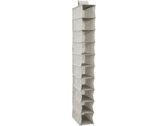5five Organizer for ORGA skogarderobe, 10 hyller, 30 x 15 x 120 cm