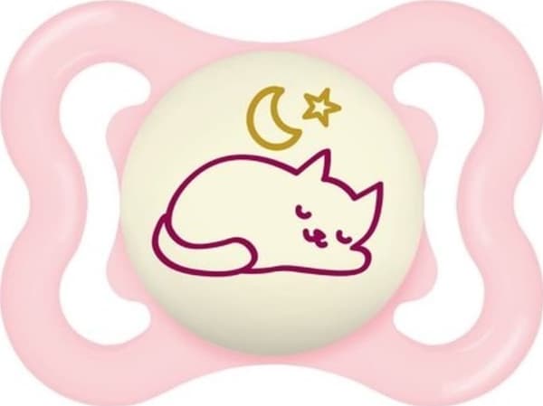 MOM-0+ PACIFIER SUPREME NIGHT PLANET LOVE,GIRL