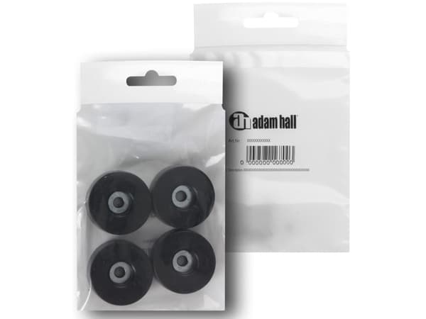 Adam Hall 4907 M4 AH Kumijalkasarja 4 kpl