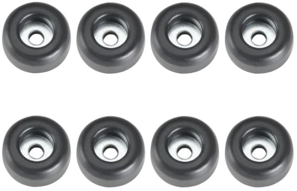 adam hall 4900 M8 AH, Fötter, Svart, Polyvinylklorid (PVC), 25 mm, 25 mm, 11 mm