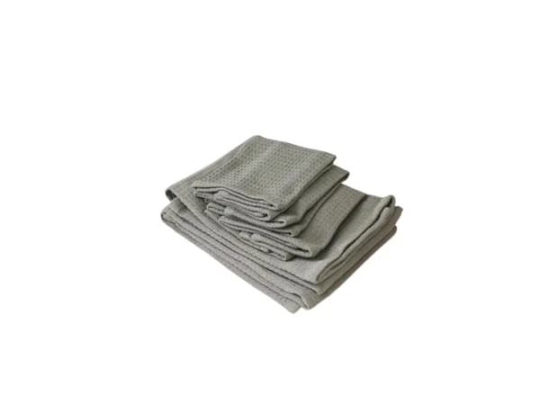 OlsenHome - Vaffel Karklude 28x28cm - 3 Pak Duck Green