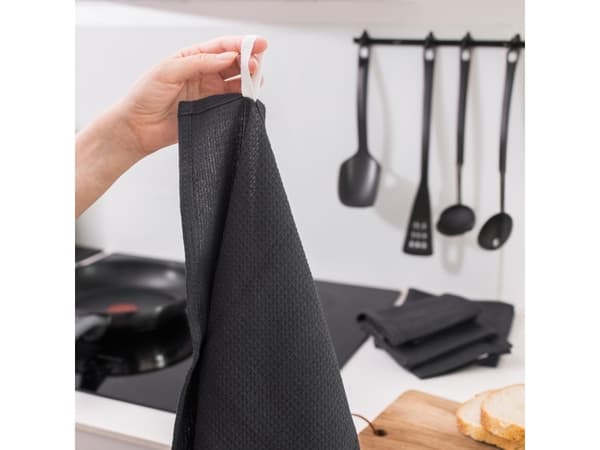 OlsenHome - Vaffel Viskestykker Magnet Grey 50x65 cm - 2 Stk