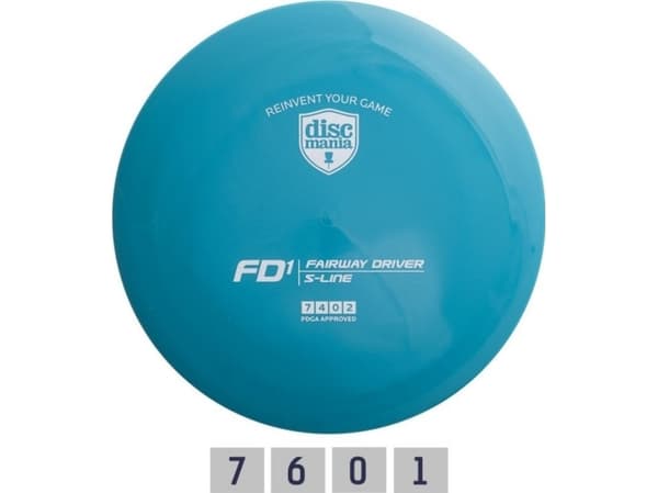 Discmania Diskgolfo diskas DISCMANIA Fairway Driver S-Line FD1 Blue