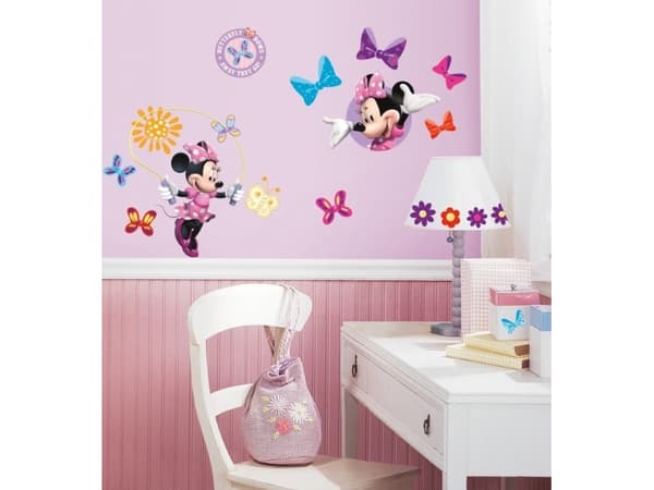 Minnie Mouse Bow-tique Wallstickers
