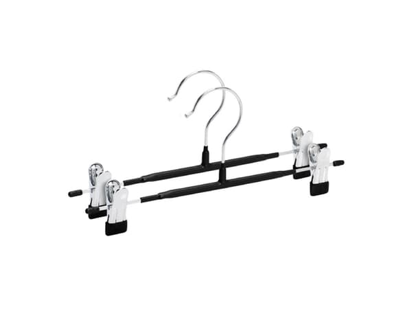 Okko Pvc Dipped Hanger Lsmd040 Black 2Pcs