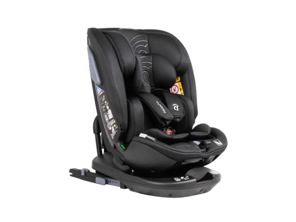 Asalvo Bilbarnstol 40-150 cm, Panafix/Svart