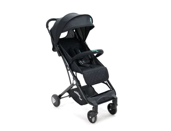 Asalvo Klapvogn Flight Travel+, Sort/aqua