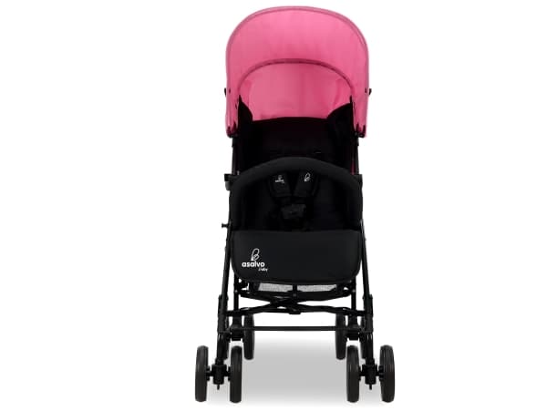 Asalvo Klapvogn Trotter Plus, Rosa/Sort