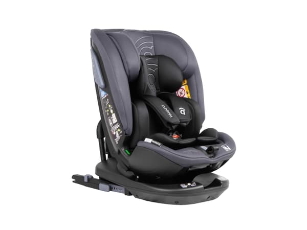 Asalvo Autostol 40-150 cm, Panafix/Grå