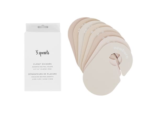 3 Sprouts Skåpdelare (8 st.), Neutral