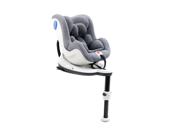 Asalvo Autostol 0-18 kg. og 360 graders rotation, Virafix, Grå